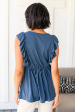 Load image into Gallery viewer, Before Now Ruffled Babydoll Top