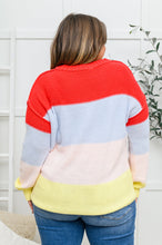 Load image into Gallery viewer, Bright Striped Knit Sweater