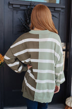 Load image into Gallery viewer, Can't Decide Color Block Striped Sweater