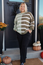 Load image into Gallery viewer, Can't Decide Color Block Striped Sweater