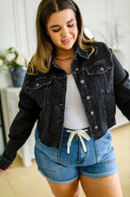 Load image into Gallery viewer, Charlie Cropped Denim Jacket