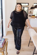 Load image into Gallery viewer, Coastal Dreams Fishnet Top in Black