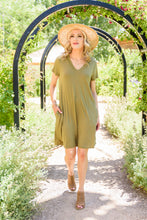 Load image into Gallery viewer, Counting On You T-Shirt Dress