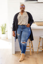 Load image into Gallery viewer, Countless Memories Split Neckline Dot Print Top