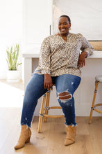 Load image into Gallery viewer, Countless Memories Split Neckline Dot Print Top