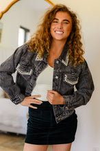 Load image into Gallery viewer, Denim And Pearls Denim Jacket