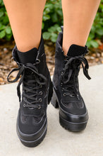 Load image into Gallery viewer, Desert Nights Lace Up Boots In Black