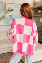Load image into Gallery viewer, Don't Stop Me Now Checkered Cardigan