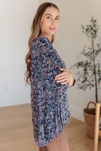 Load image into Gallery viewer, Essential Blouse in Navy Paisley