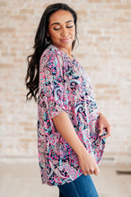 Load image into Gallery viewer, Essentially You Top in Pink Paisley
