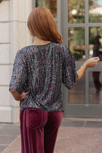 Load image into Gallery viewer, Evening of Stars Sequin Top