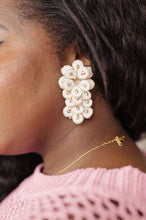 Load image into Gallery viewer, Falling Petals Earrings in Ivory