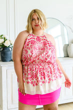 Load image into Gallery viewer, Fantastic Filigree Peplum Blouse