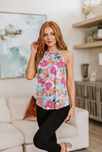 Load image into Gallery viewer, Festival Season Floral Halter Tank