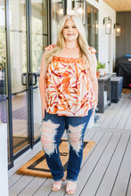 Load image into Gallery viewer, Francesca Embroidered Top in Rust