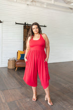 Load image into Gallery viewer, Good Idea Jumpsuit in Red