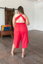Load image into Gallery viewer, Good Idea Jumpsuit in Red