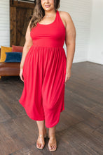 Load image into Gallery viewer, Good Idea Jumpsuit in Red