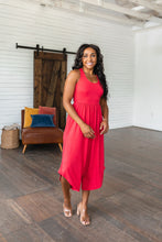 Load image into Gallery viewer, Good Idea Jumpsuit in Red
