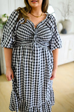 Load image into Gallery viewer, Greenville Gingham Midi Dress