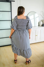 Load image into Gallery viewer, Greenville Gingham Midi Dress