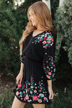 Load image into Gallery viewer, Happy To See You Floral Embroidered Dress