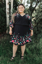 Load image into Gallery viewer, Happy To See You Floral Embroidered Dress