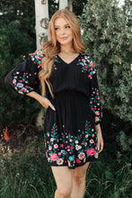 Load image into Gallery viewer, Happy To See You Floral Embroidered Dress