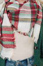 Load image into Gallery viewer, Holiday Plaid Scarf