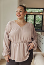 Load image into Gallery viewer, Imagine It All V-Neck Peplum Top