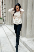Load image into Gallery viewer, Into The Fringe Top in Beige