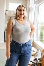 Load image into Gallery viewer, Just One More Ribbed Tank in Heather Grey