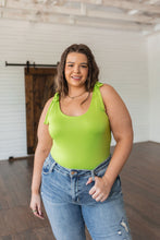 Load image into Gallery viewer, Just a Spritz Bodysuit in Lime