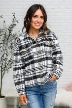 Load image into Gallery viewer, Kate Plaid Jacket in Black & White
