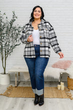 Load image into Gallery viewer, Kate Plaid Jacket in Black & White