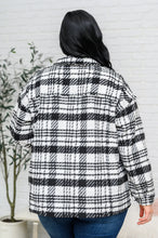 Load image into Gallery viewer, Kate Plaid Jacket in Black & White