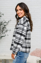 Load image into Gallery viewer, Kate Plaid Jacket in Black & White