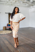 Load image into Gallery viewer, Kiss From a Rose Knit Pencil Skirt