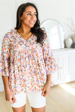 Load image into Gallery viewer, Let's Go Boho Floral Babydoll Top