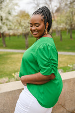Load image into Gallery viewer, Let's Meet Up Green Blouse