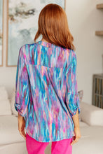 Load image into Gallery viewer, Little Lovely Blouse in Blue Multi