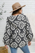 Load image into Gallery viewer, Lounge Day Hoodie in Black & White