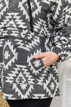 Load image into Gallery viewer, Lounge Day Hoodie in Black & White