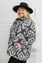 Load image into Gallery viewer, Lounge Day Hoodie in Black & White