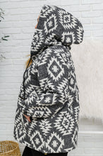 Load image into Gallery viewer, Lounge Day Hoodie in Black & White