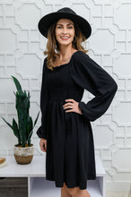 Load image into Gallery viewer, Love Like This Long Sleeve Dress in Black