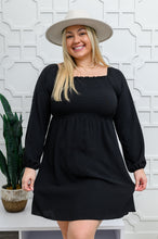 Load image into Gallery viewer, Love Like This Long Sleeve Dress in Black