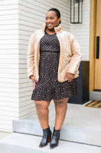 Load image into Gallery viewer, Make Your Happiness Long Sleeve Dress in Black