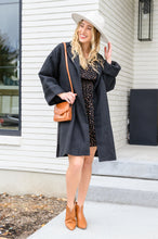 Load image into Gallery viewer, Make Your Happiness Long Sleeve Dress in Black