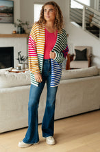 Load image into Gallery viewer, Marquee Lights Striped Cardigan